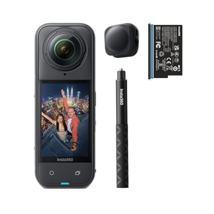 Insta360 X5 8K 360° Action Camera – Waterproof, Stabilized