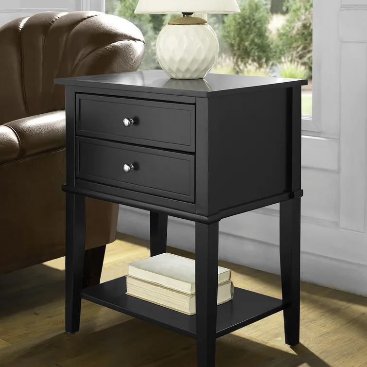 Beachcrest Home™ Dmitry 2-Drawer End Table with Storage(1)
