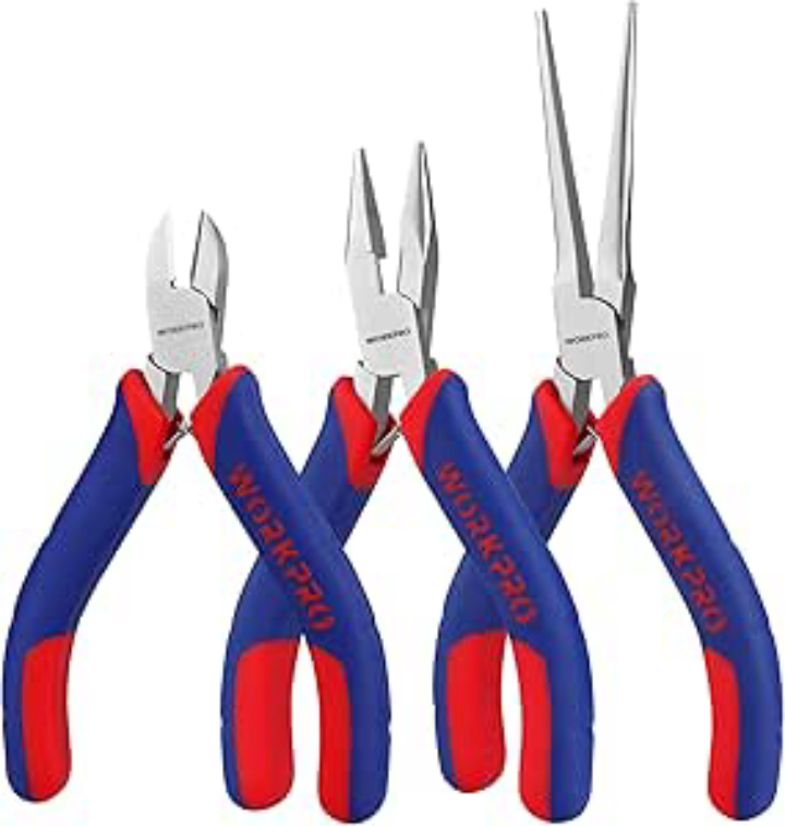 3-Pc WORKPRO Mini Pliers Set
