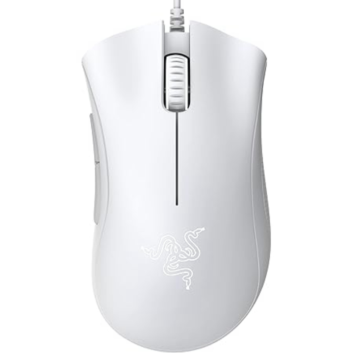 Razer DeathAdder Essential 6400 DPI Gaming Mouse Mercury White