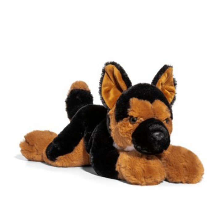 FAO Schwarz German Shepherd Cuddly Ultra-Soft Fur 15" Stuffed Animal