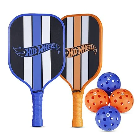 $17.30*:7-Piece Hot Wheels Wooden Pickleball Bundle Set at Amazon