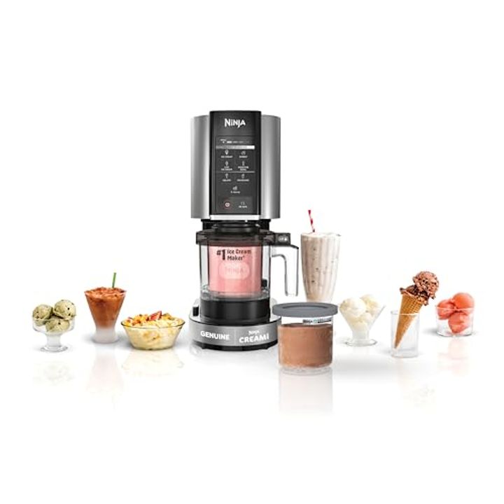 Ninja CREAMi Ice Cream Maker – 7 Programs, 2 Pint Containers