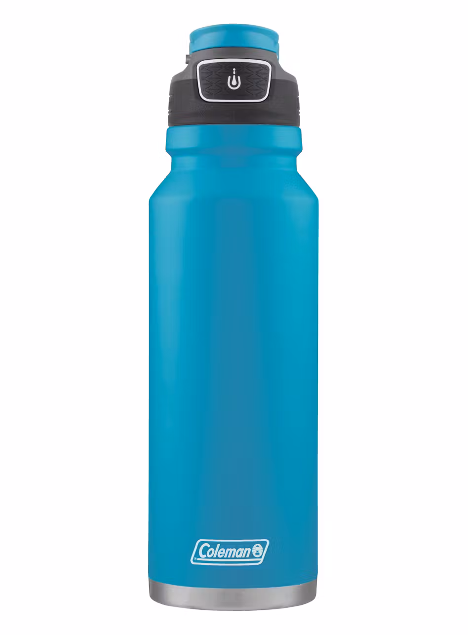 FreeFlow AUTOSEAL® 40 oz Stainless Steel Water Bottle, Caribbean Sea
