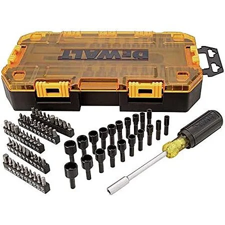 70-Pc DeWALT 1/4" Multi-Bit & Nut Driver Set w/ Case