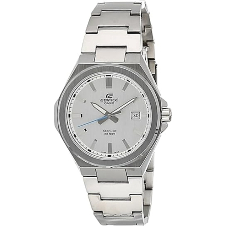 48mm Casio Men's Edifice Sapphire Crystal Stainless Steel Bracelet Watch