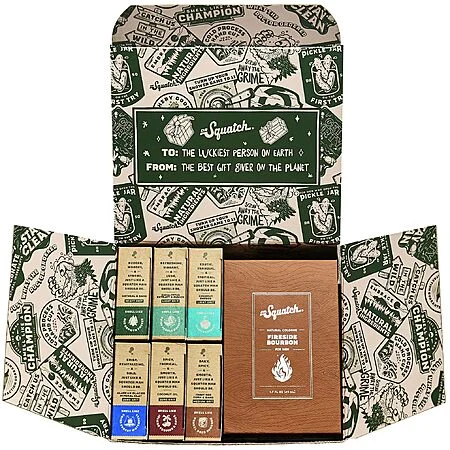 Dr. Squatch Men’s Soap & Cologne Bundle (6 Soap, 1 Cologne) - $36.36 w/ S&S
