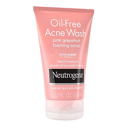 2-Oz Neutrogena Oil-Free Pink Grapefruit Acne Wash + $3.50 Walmart Cash