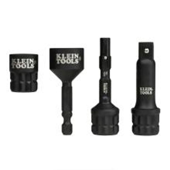 Klein Tools KNECT Pass Through Ratchet & 3/8" Drive Socket Adapter Set