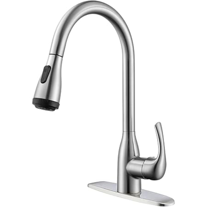 Adler One-Handle High Arc Pulldown Kitchen Faucet