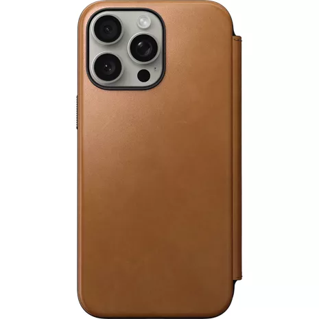 Nomad Modern Leather Case with MagSafe: for iPhone 15 Pro Max