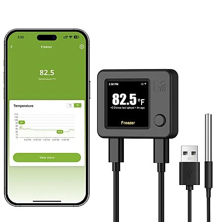 MOCREO WiFi Refrigerator Thermometer w/ Freezer Alarm $15.60 @ Amazon