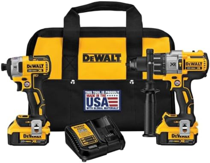 DeWALT 20V MAX Brushless Cordless Drill/Driver & Impact Driver Combo Kit