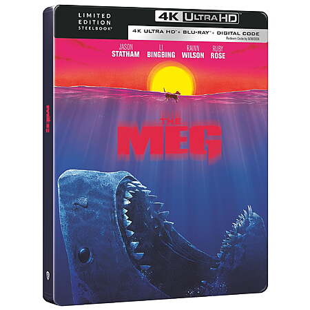 The Meg (Walmart Exclusive) (Steelbook) (4K Ultra HD + Blu-ray + Digital Copy $16.99 Walmart.com