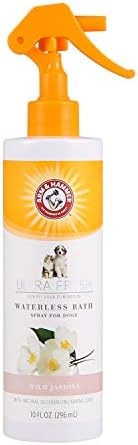 4 × 10-Oz Arm & Hammer for Pets Ultra Fresh Waterless Bath Spray in White Jasmine Scent ($3.04 each) at Amazon
