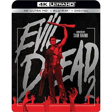  Evil Dead 2: Dead by Dawn (4K Ultra HD + Blu-ray + Digital HD) at Amazon
