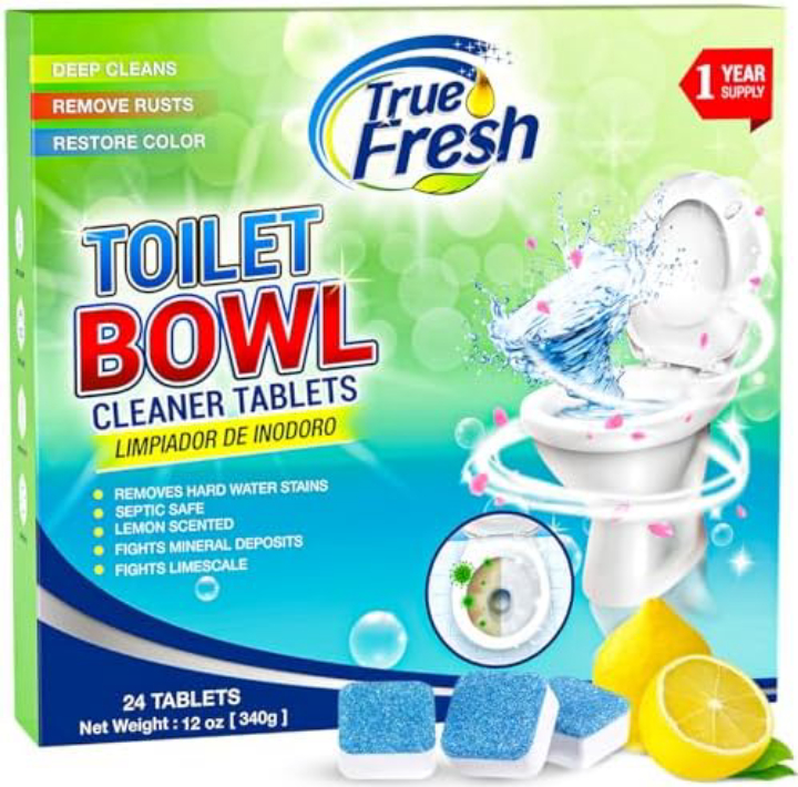 Vacplus Toilet Bowl Cleaner Tablets 50-Pack