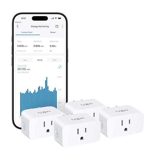 TP-Link Tapo P110M Smart Plug Mini (4-Pack)