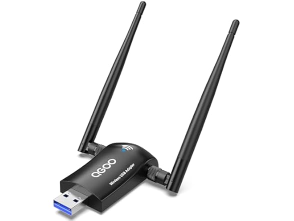 QGOO Wireless WiFi Adapter for Desktop PC  | Apply Code: SAVETWENTY at c/o