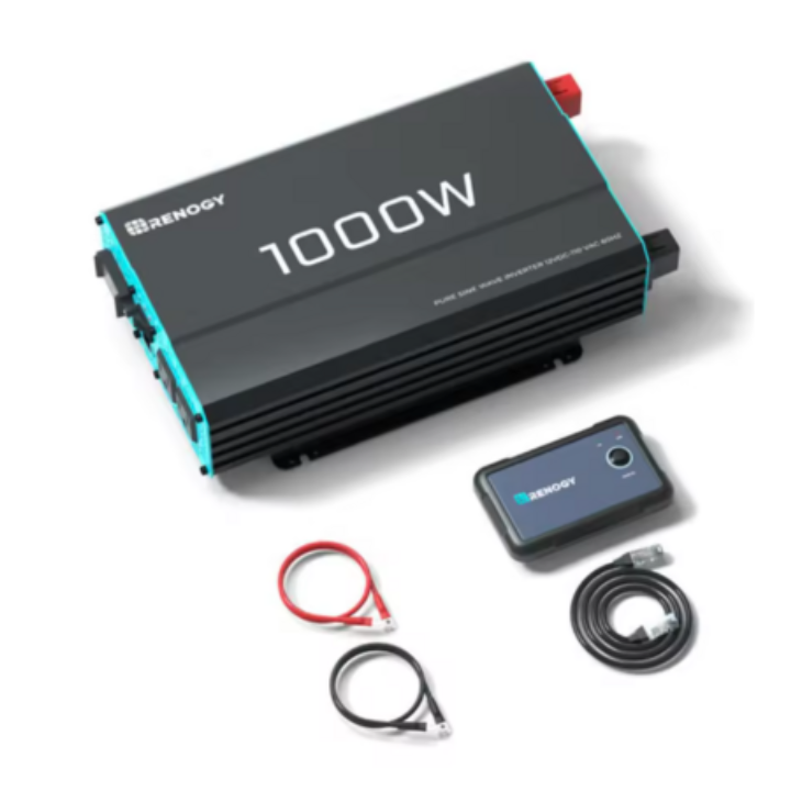 Renogy 1000W Pure Sine Wave Inverter 12V DC to 120V AC