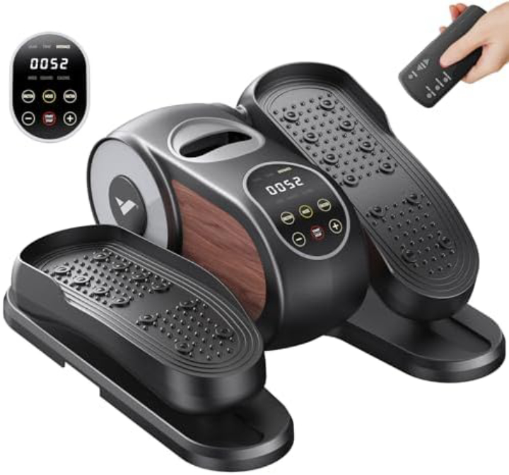 12-Speed MERACH Under Desk Elliptical Leg Exerciser with Remote