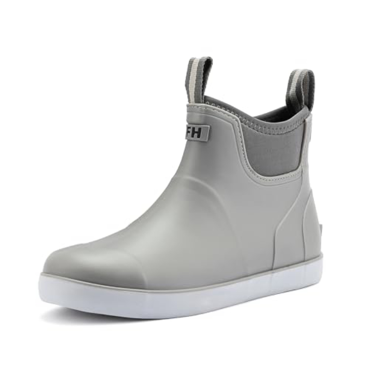 Men's Waterproof Deck Boots – Anti-Slip Fishing & Garden
