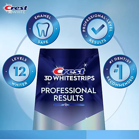 20-Treatment Crest 3D Whitestrips Professionals Whitening Kit