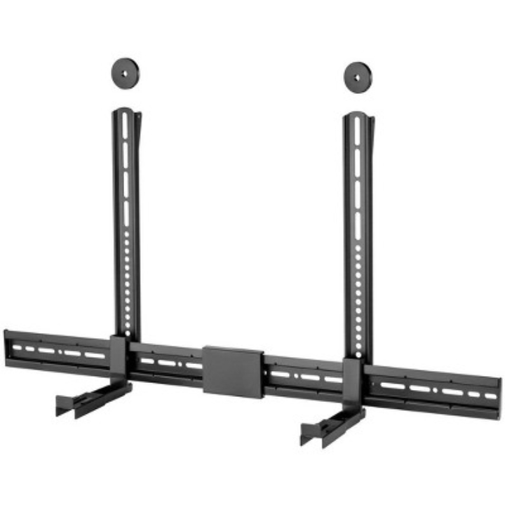 Best Buy essentials™ - Rear/Bottom Soundbar Wall Mount for Most 15 lb. Soundbars - Black