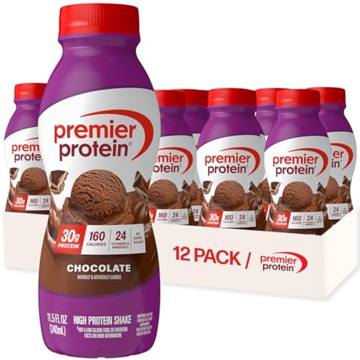 Premier Protein Shake, Chocolate, 30g Protein, 12-Pack