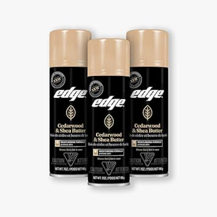 3-Pk 7oz Men's Edge Shaving Gel Cedarwood & Shea Butter