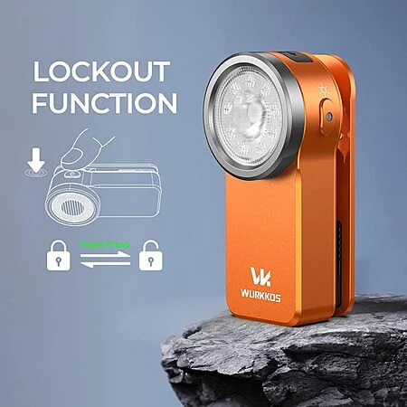 Wurkkos HD03 Rechargeable Clip Flashlight
