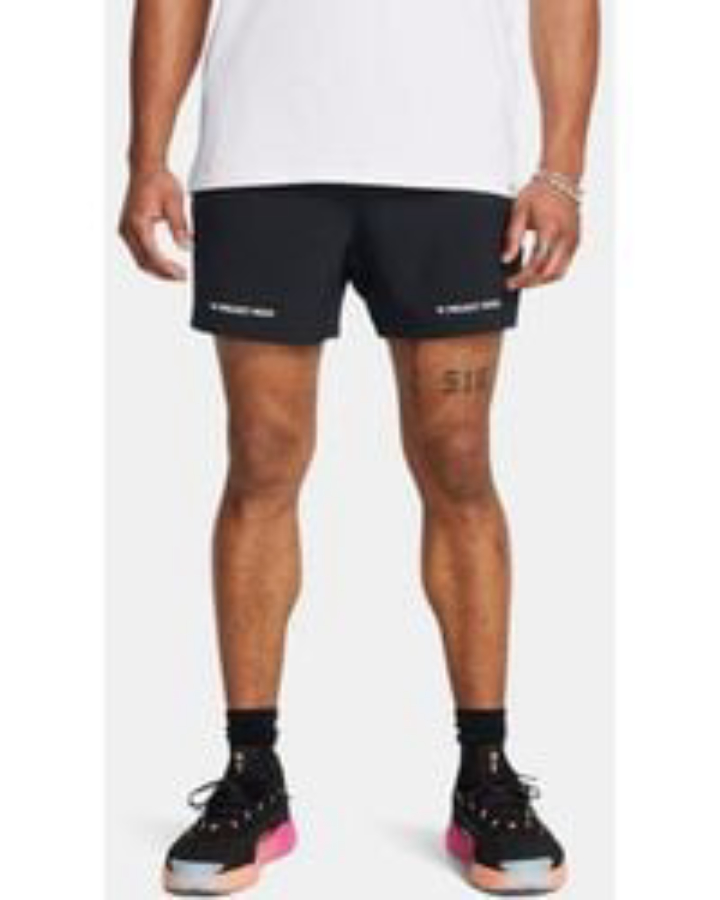 Under Armour Men's Project Rock Ultimate 5" Training Shorts (Black/Marine)