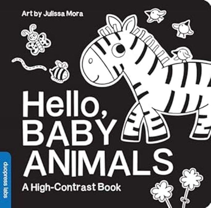 Hello, Baby Animals Black & White Board Book