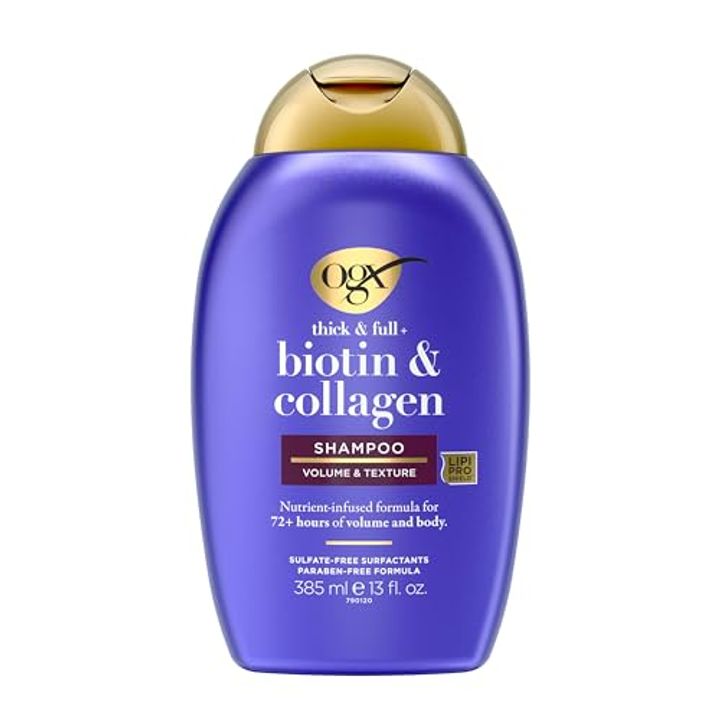 OGX Biotin & Collagen Volumizing Shampoo – 72hr Volume, 13oz