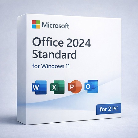 Microsoft Office Standard 2024 for Windows 10/11 (Lifetime, 2 PC) $10 (Digital Delviery)