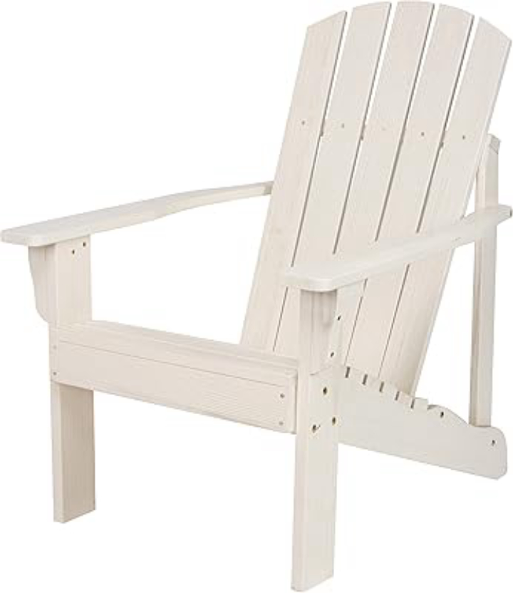 Shine Company Marina Adirondack Chair (Eggshell White)