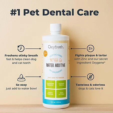 16-Oz Oxyfresh Pet Dental Care Water Additive for Dogs & Cats $10.77 w/ S&S + Free Shipping w/ Prime or on $35+