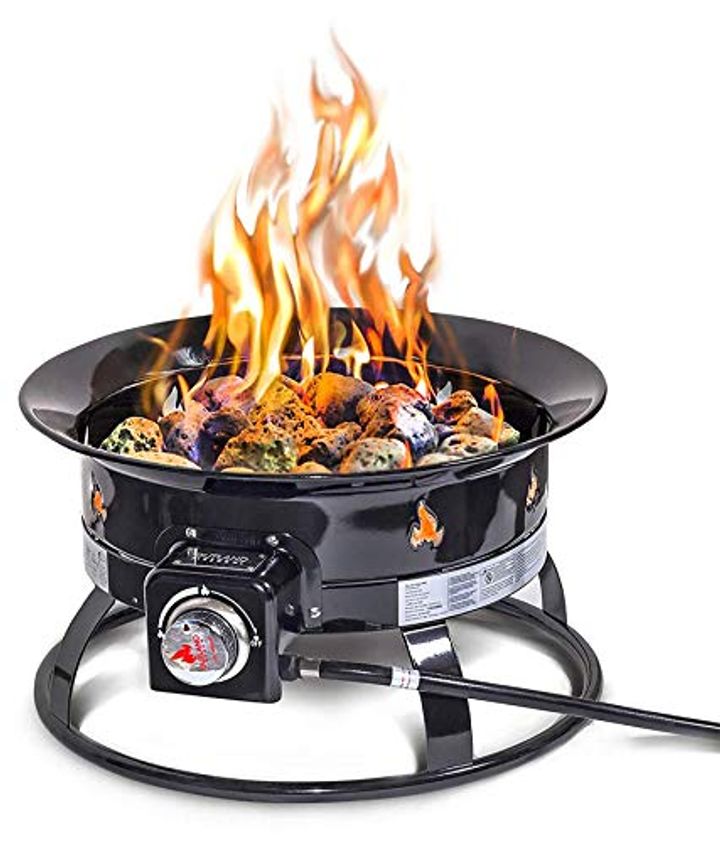 Outland Living 19" Propane Fire Pit – 58,000 BTU, Smokeless & Portable