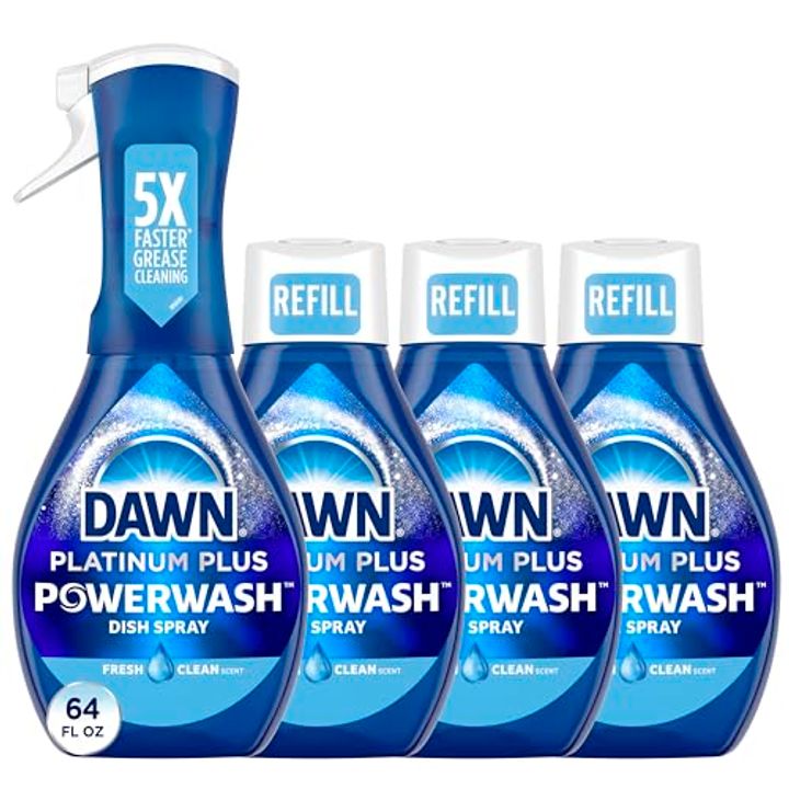 Dawn Powerwash Spray Dish Soap Starter Kit + 3 Refills