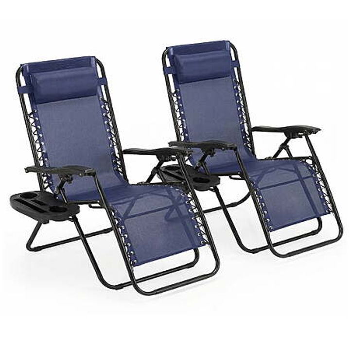 2-Pk Alvantor Zero Gravity Folding Lounge Chairs