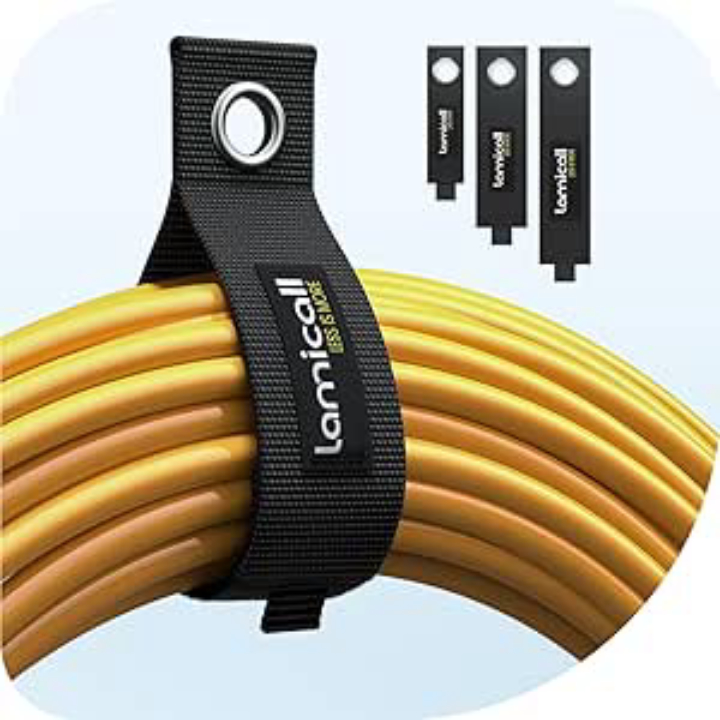 3-Pk Lamicall Extension Cord Storage Straps (10", 14", 18")