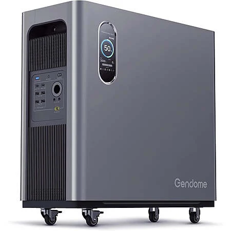 3072Wh GENDOME Home3000 LiFePO4 3000W Power Station 