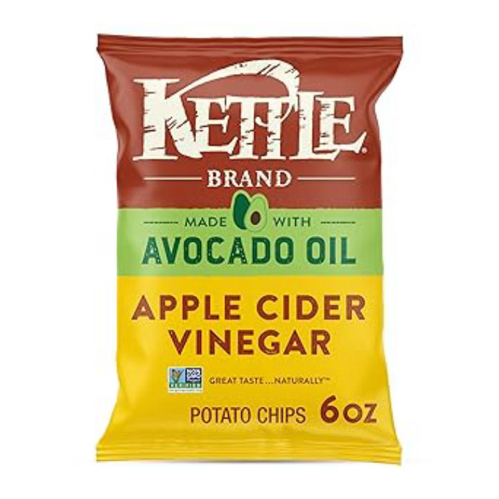Kettle Brand Avocado Oil Apple Cider Vinegar Chips 6-Oz
