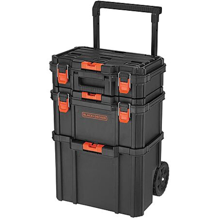 3-Pc BLACK+DECKER Stackable Storage System Set