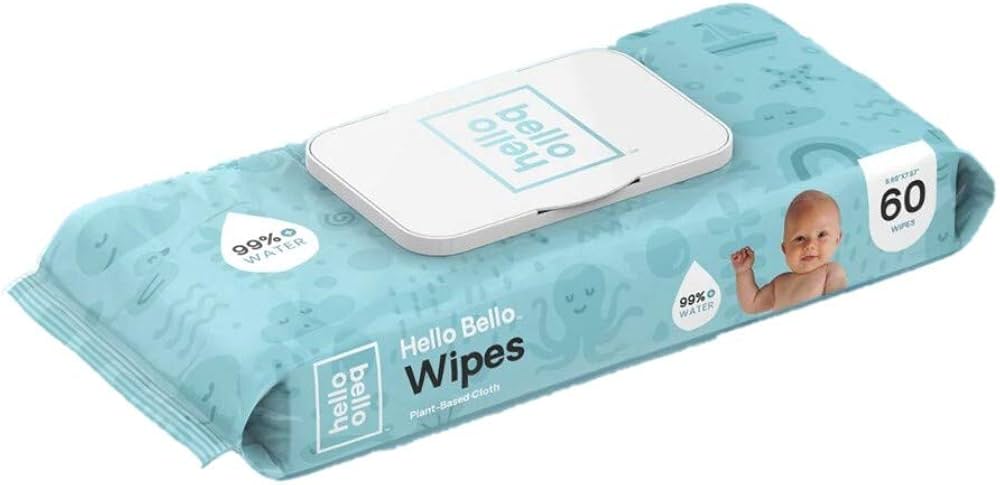 Hello Bello Baby Wipes, 60-Count