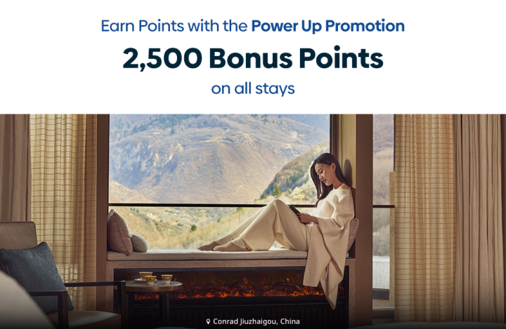 Hilton 2500 quarterly bonus on your stay Q3 2024