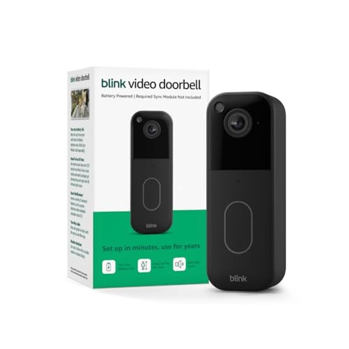 Blink Video Doorbell – 2-Year Battery, HD Night Vision
