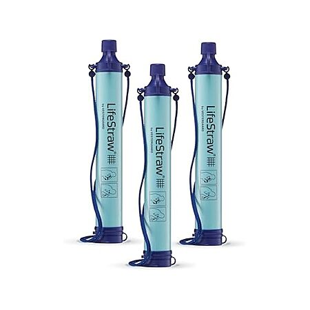 3-Pack LifeStraw Personal Water Filter $24.99 ($8.33 each) + Free Shipping w/ Prime