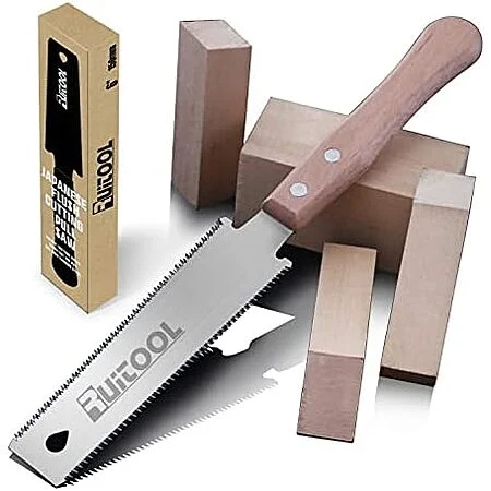 $10.63* | 6" Ruitool Japanese Double Sided Edge Pull 14/17 TPI Hand Saw at Amazon