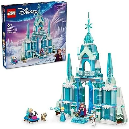630-Piece LEGO Disney Frozen Elsa's Ice Palace Building Set